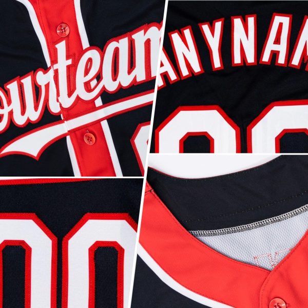 Custom Green Black-City Cream 3 Colors Arm Shapes Authentic Baseball Jersey - Image 2