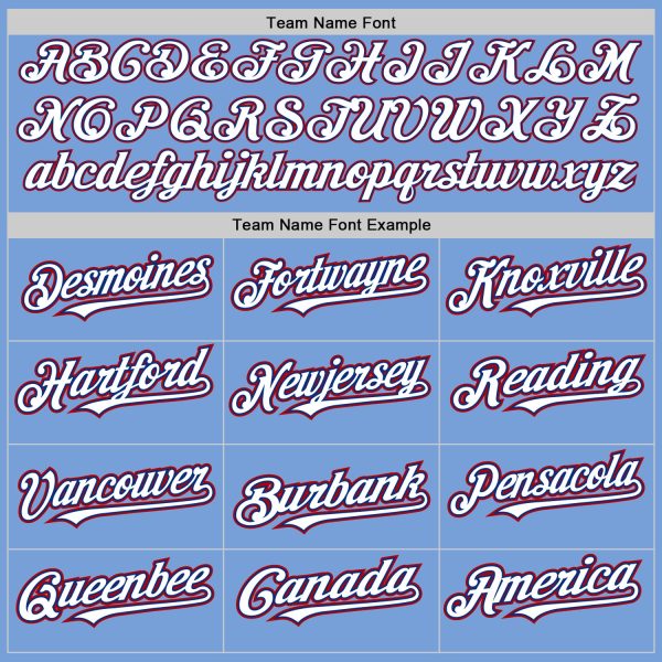 Custom Light Blue White Red-Royal Authentic Raglan Sleeves Baseball Jersey - Image 4