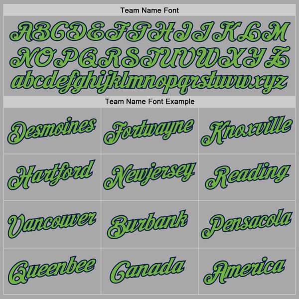 Custom Stitched Gray Neon Green-Navy Sports Pullover Sweatshirt Hoodie - Image 6